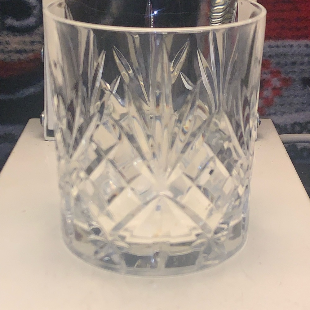 Elegant Crystal Cut Glass Tumbler 3.75”